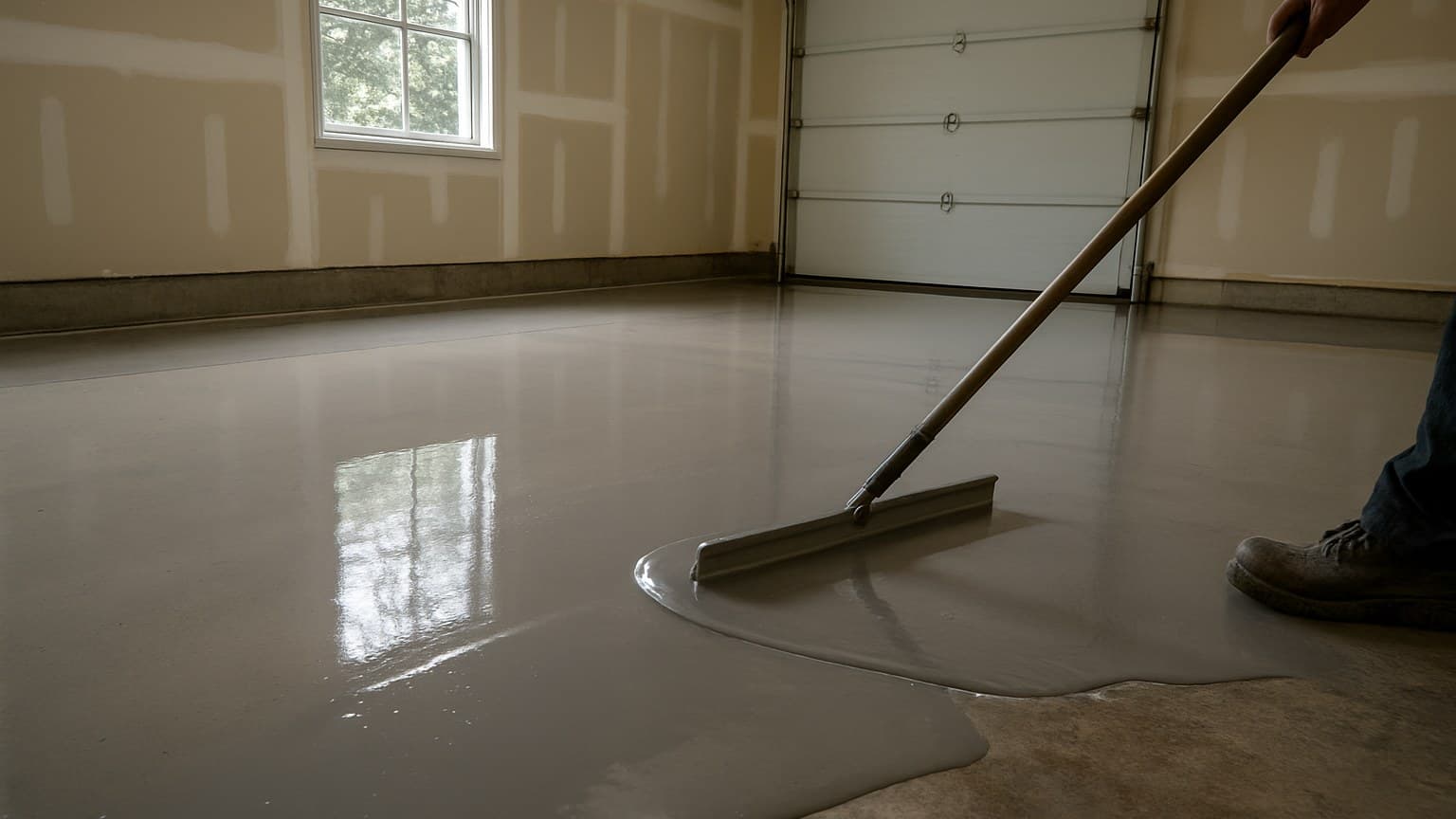 self leveling epoxy flooring cost
