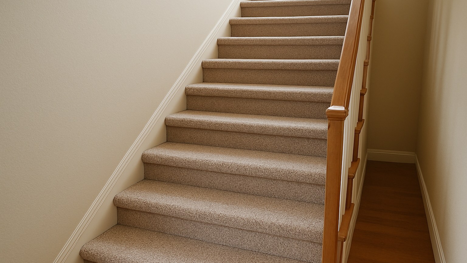 cost to install carpet on stairs — Real per-step and full-staircase numbers, split into materials and labor, so you can spot an inflated quote before you sign it