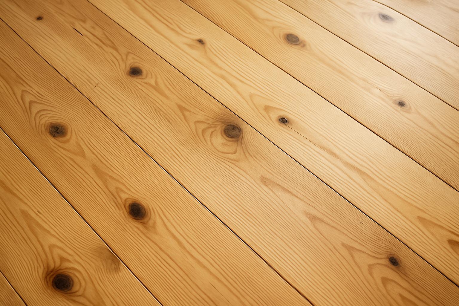 Knotty pine plank surface showing natural grade and grain