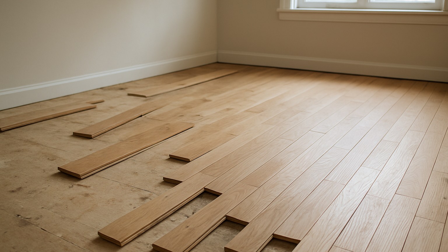 unfinished hardwood flooring — The part nobody explains: what happens after the bare boards are down, the days your room is off-limits, and where DIYers lose the whole job